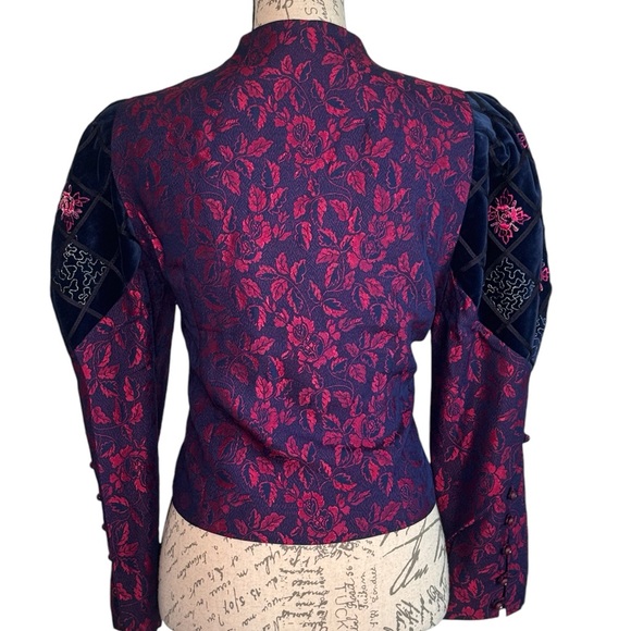 C’estbien High Fashion Victorian Jacket Purple Multicolor Size Unknown - Picture 6 of 9